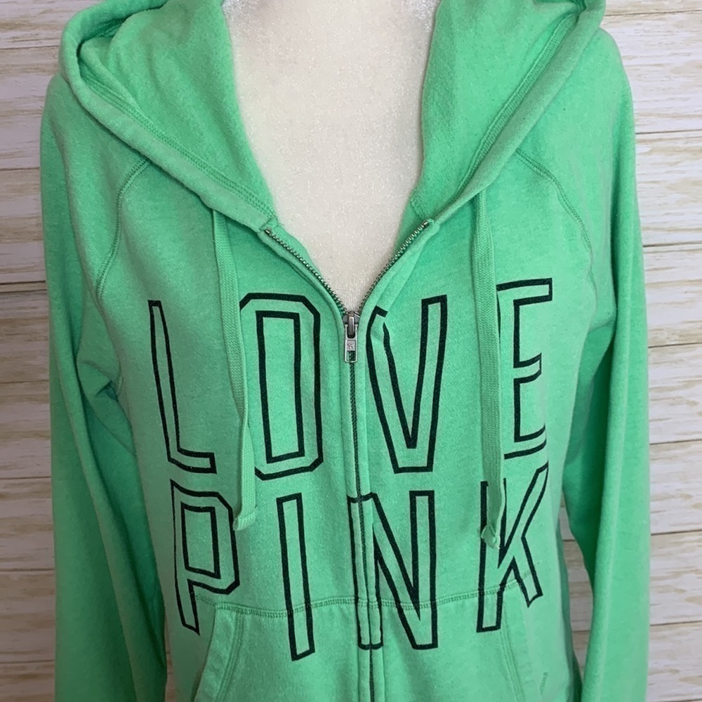 PINK Victoria’s Secret Zip Front Hoodie - Picture 2 of 8